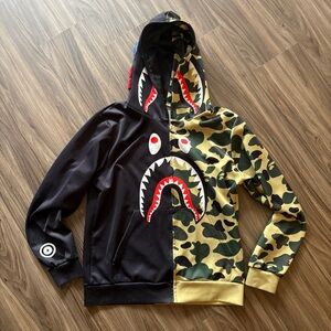 Camo Shark Full-Zip Hoodie